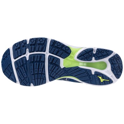 Zapatillas Para Correr Mizuno WAVE Prodigy 5 Hombre Azul Marino / Blancos / Verdes - Chile M418JCPG